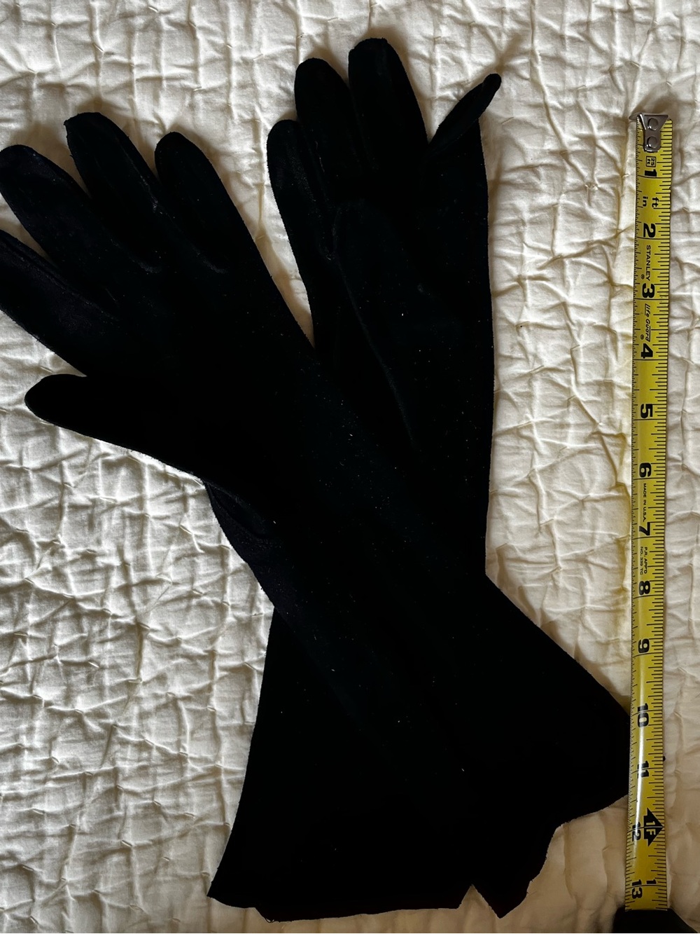 Classic Black Long Women's Gloves